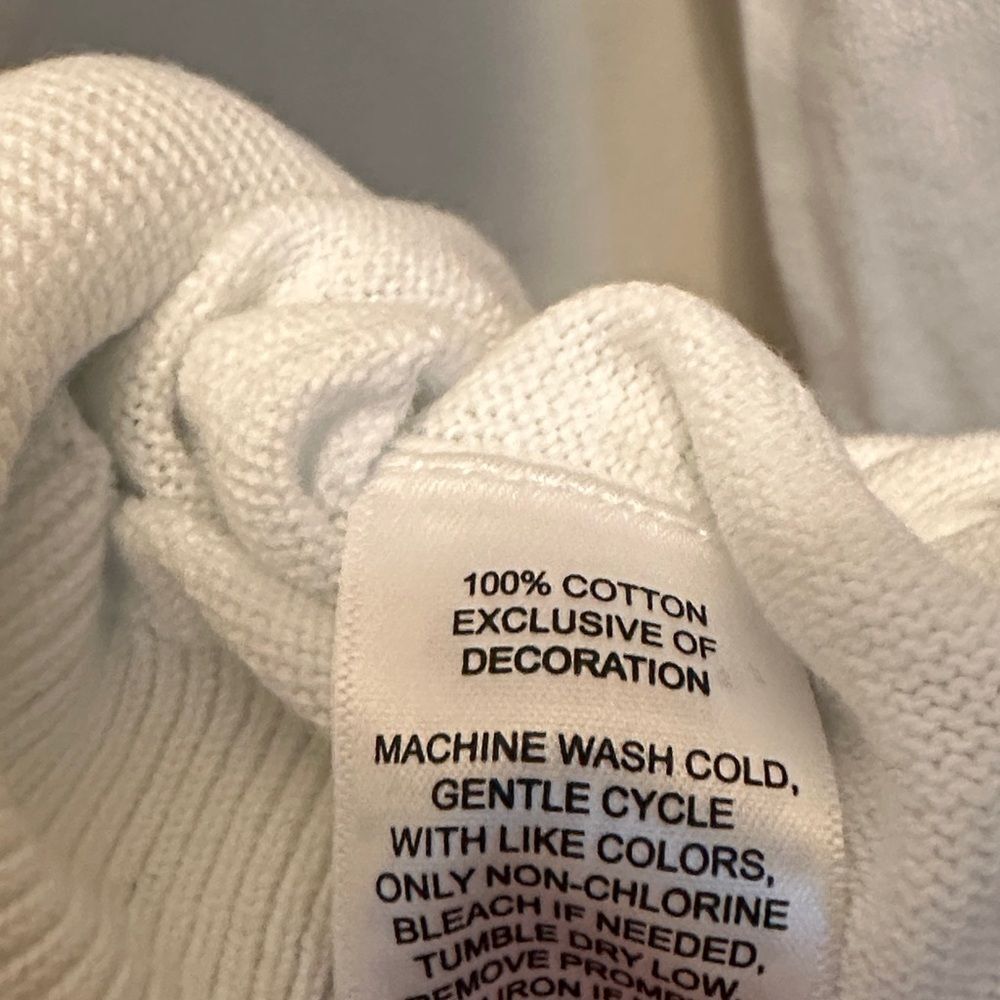 Vineyard Vines White Scalloped Cardigan - Picture 3 of 5